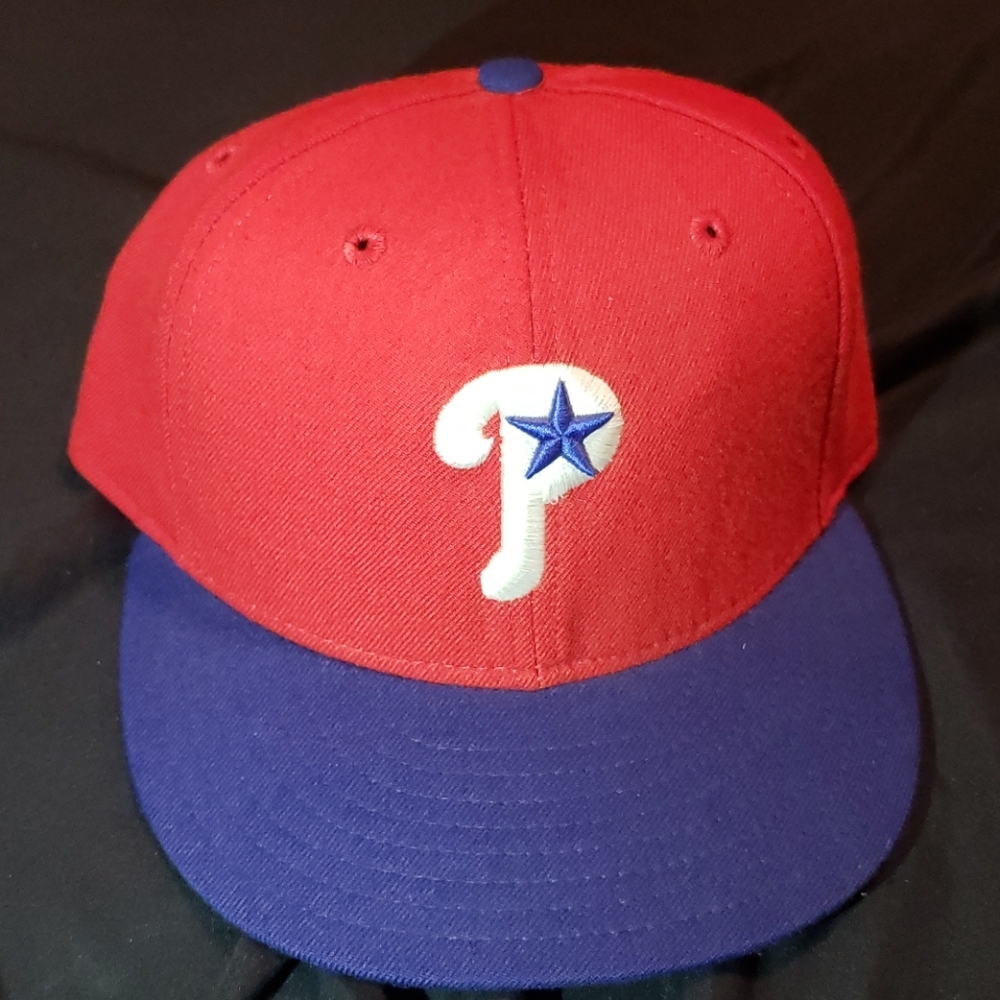 Vintage 90s Phillies Wool fitted ball cap